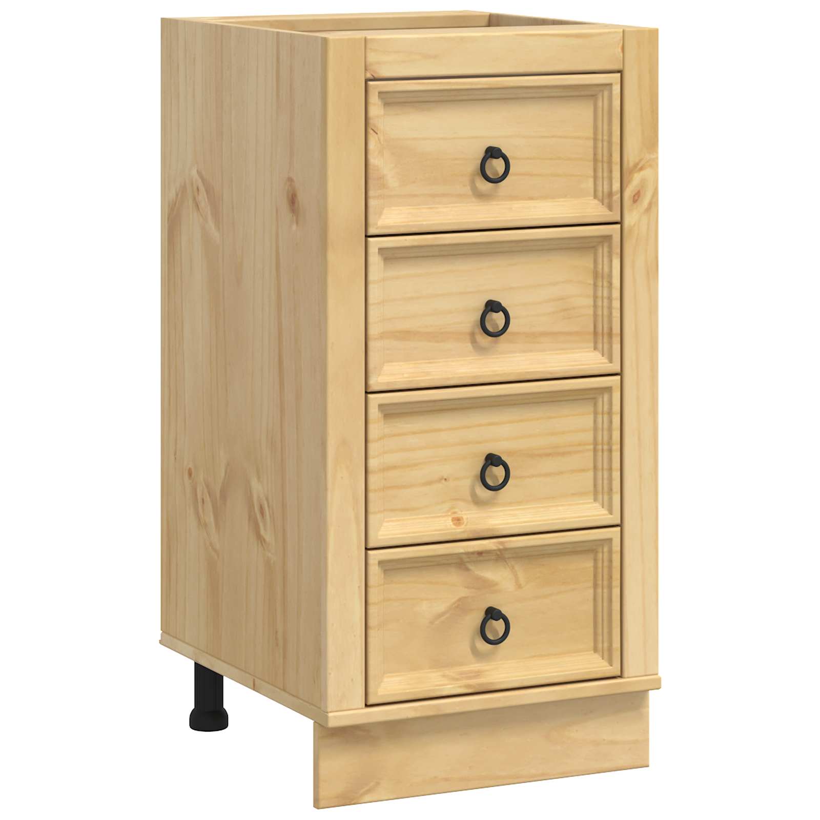 Kast met lade Honing 40 x 46 x 81,5 cm Massief grenenhout