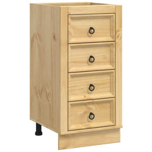 Kast met lade Honing 40 x 46 x 81,5 cm Massief grenenhout