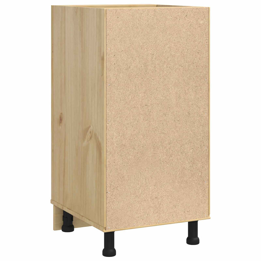Kast met lade Honing 40 x 46 x 81,5 cm Massief grenenhout