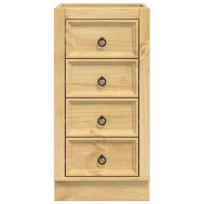Kast met lade Honing 40 x 46 x 81,5 cm Massief grenenhout