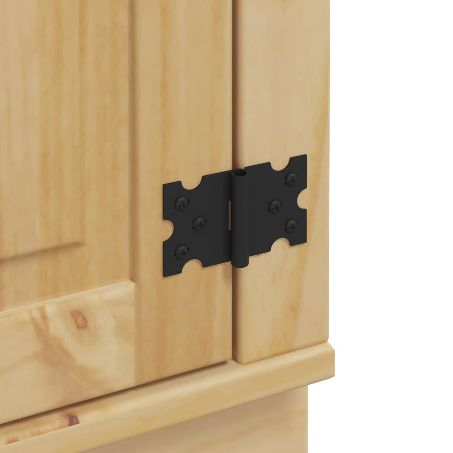Kast Met Plank Honing 60 X 32 X 40 Cm Massief Grenenhout Wandkast met deuren