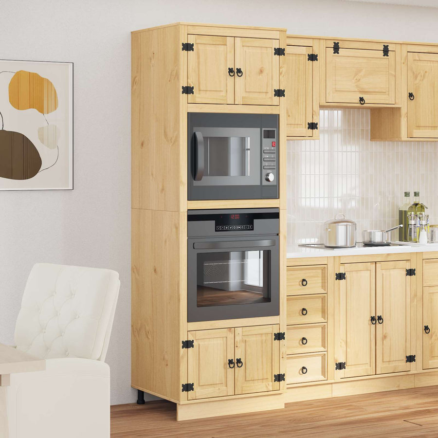 Kast Met Plank Honing 60 X 32 X 40 Cm Massief Grenenhout Wandkast met deuren