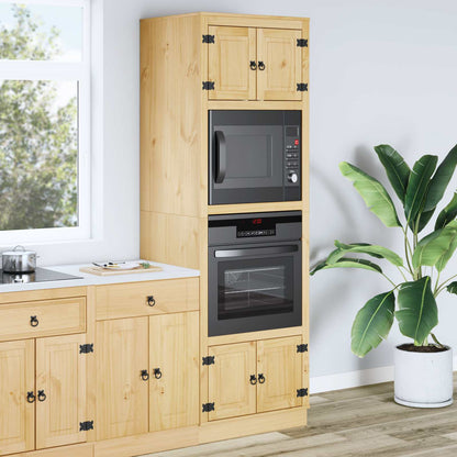 Kast Met Plank Honing 60 X 32 X 40 Cm Massief Grenenhout Wandkast met deuren