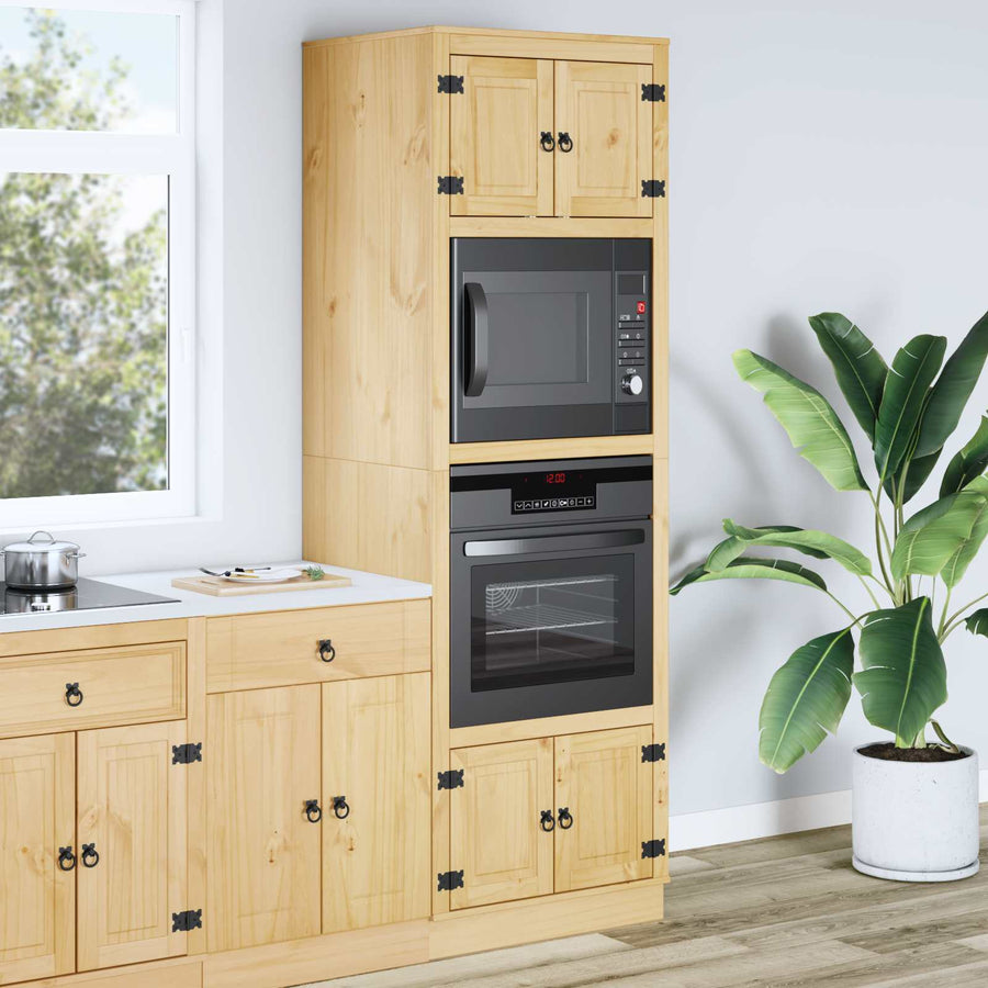 Kast Met Plank Honing 60 X 32 X 40 Cm Massief Grenenhout Wandkast met deuren
