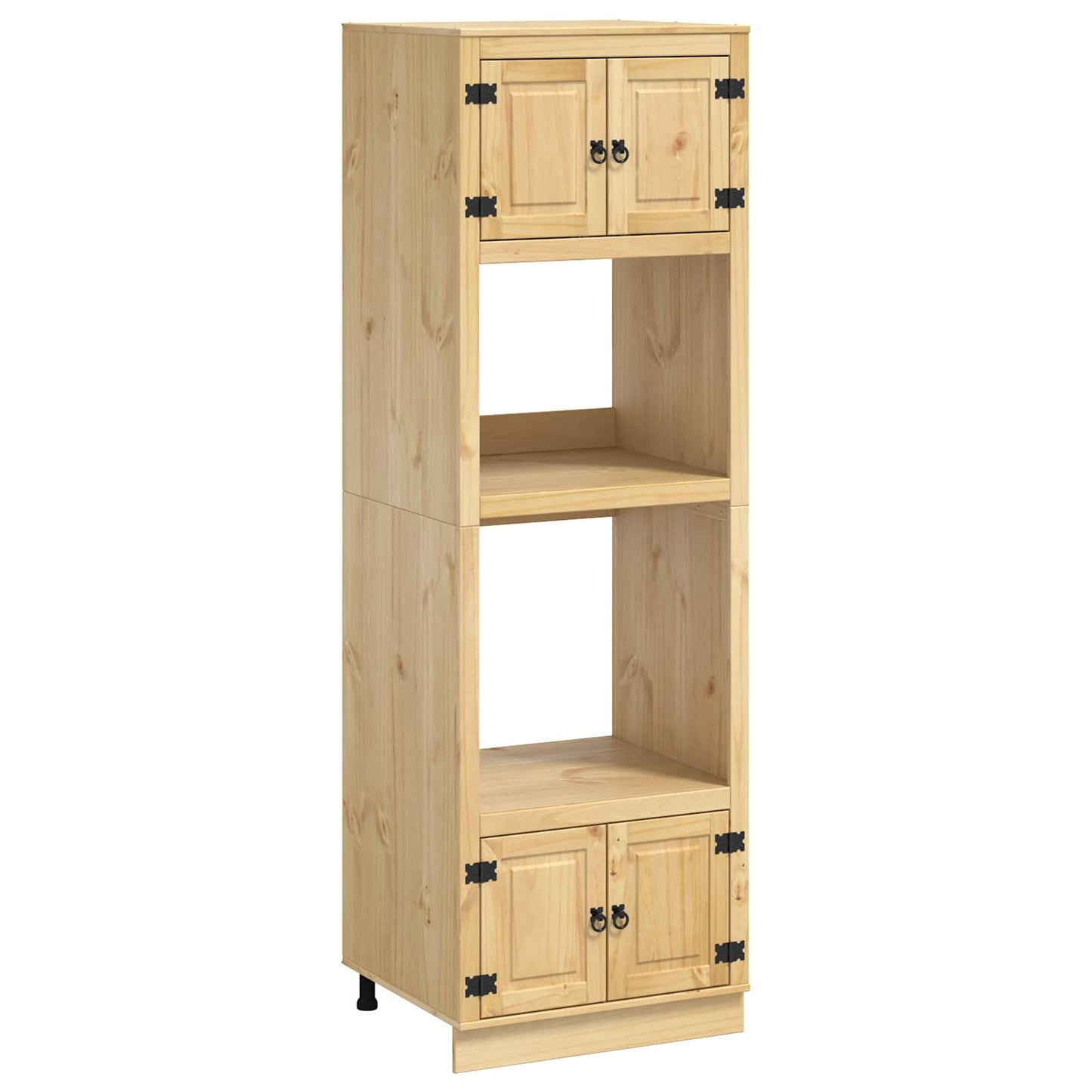 Kast Met Plank Honing 60 X 32 X 40 Cm Massief Grenenhout Wandkast met deuren