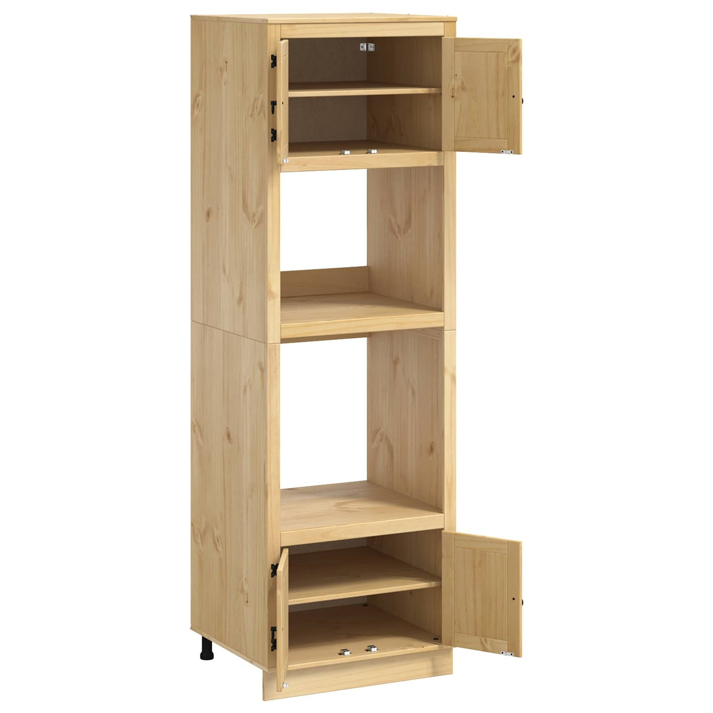 Kast Met Plank Honing 60 X 32 X 40 Cm Massief Grenenhout Wandkast met deuren