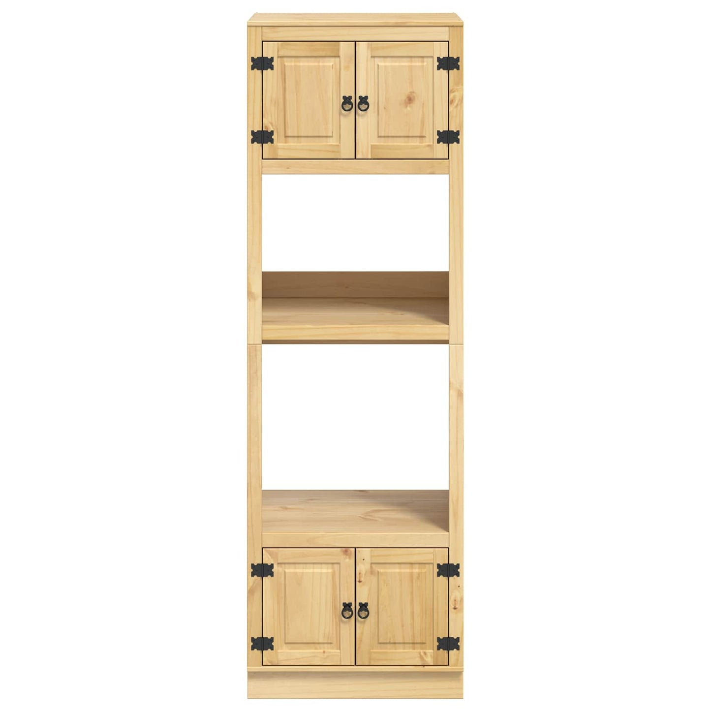 Kast Met Plank Honing 60 X 32 X 40 Cm Massief Grenenhout Wandkast met deuren