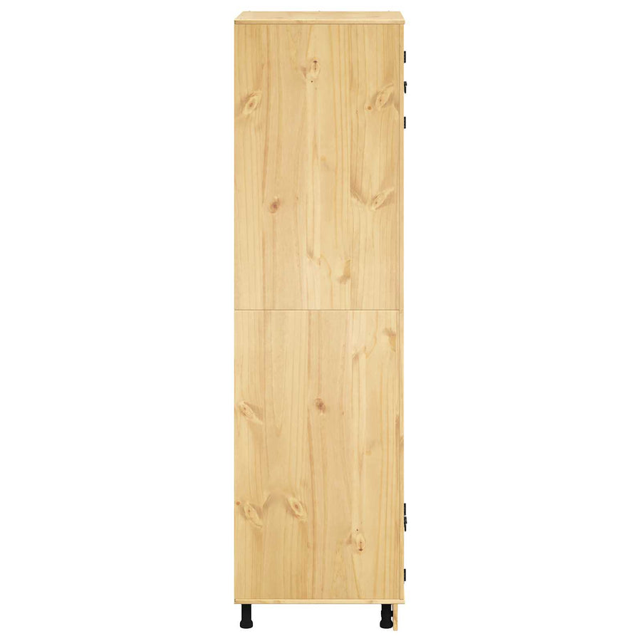 Kast Met Plank Honing 60 X 32 X 40 Cm Massief Grenenhout Wandkast met deuren