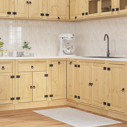 Kast met plank Honing 60 x 32 x 40 cm Massief grenenhout