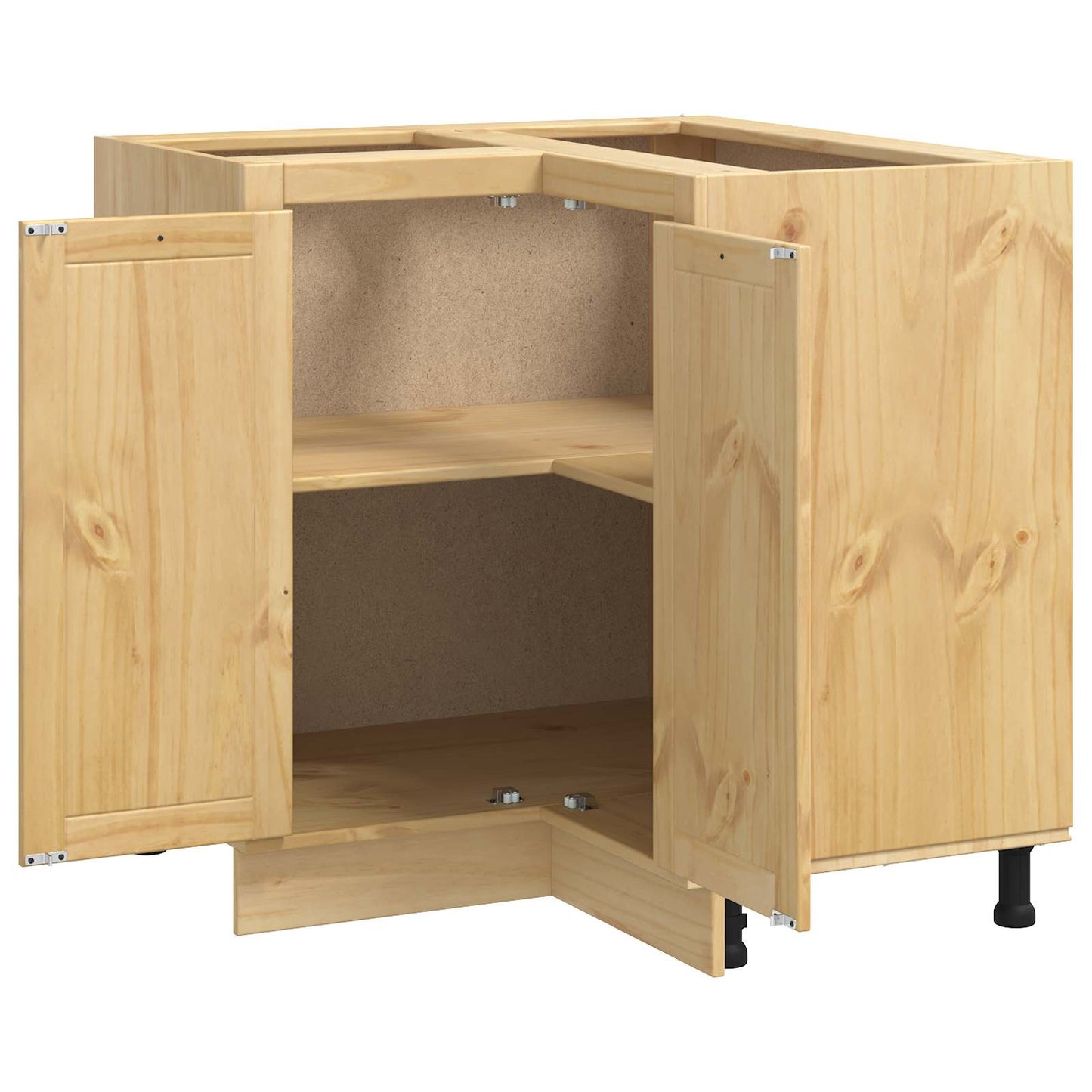 Kast met plank Honing 60 x 32 x 40 cm Massief grenenhout