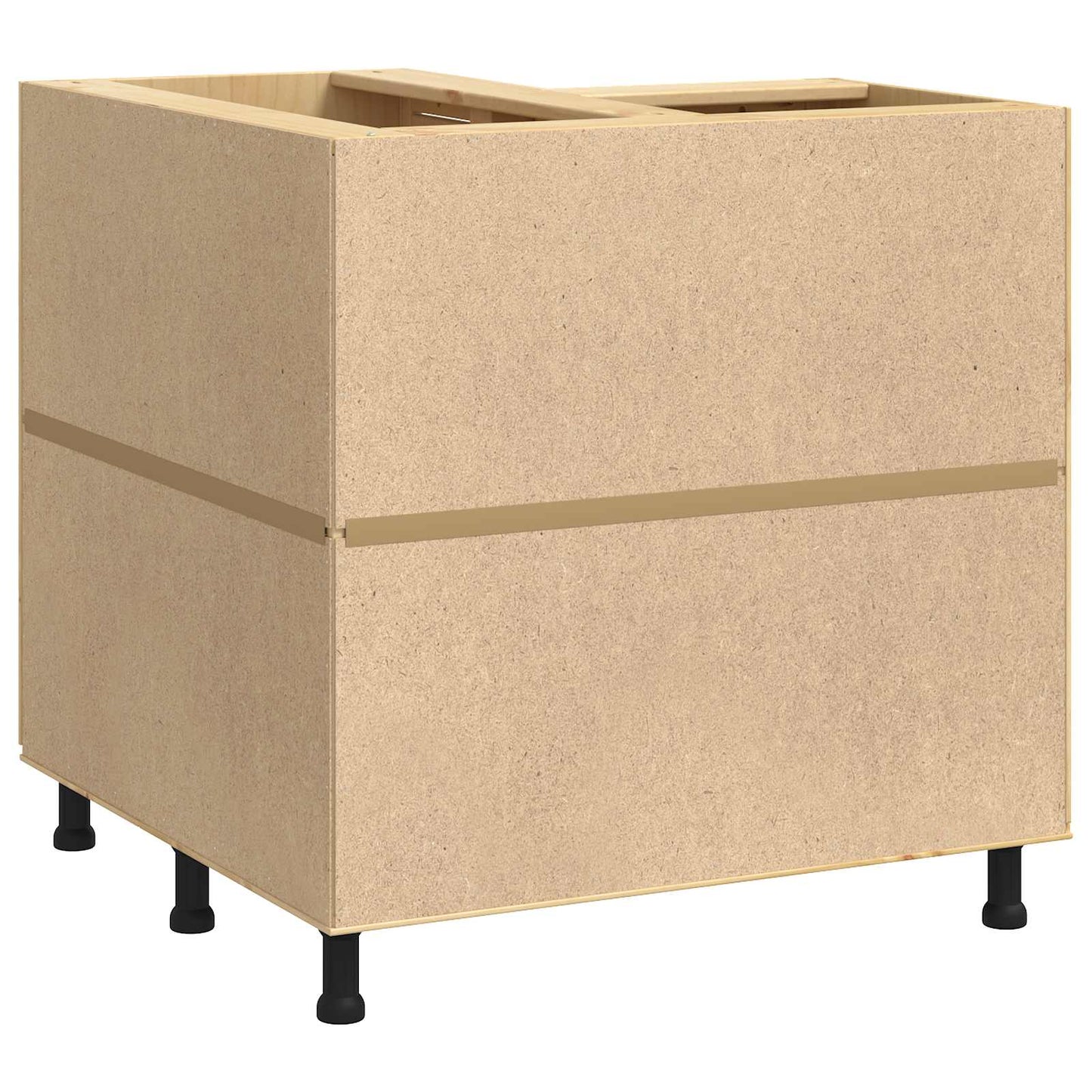 Kast met plank Honing 60 x 32 x 40 cm Massief grenenhout