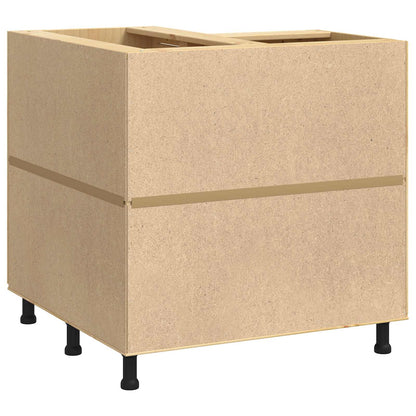 Kast met plank Honing 60 x 32 x 40 cm Massief grenenhout