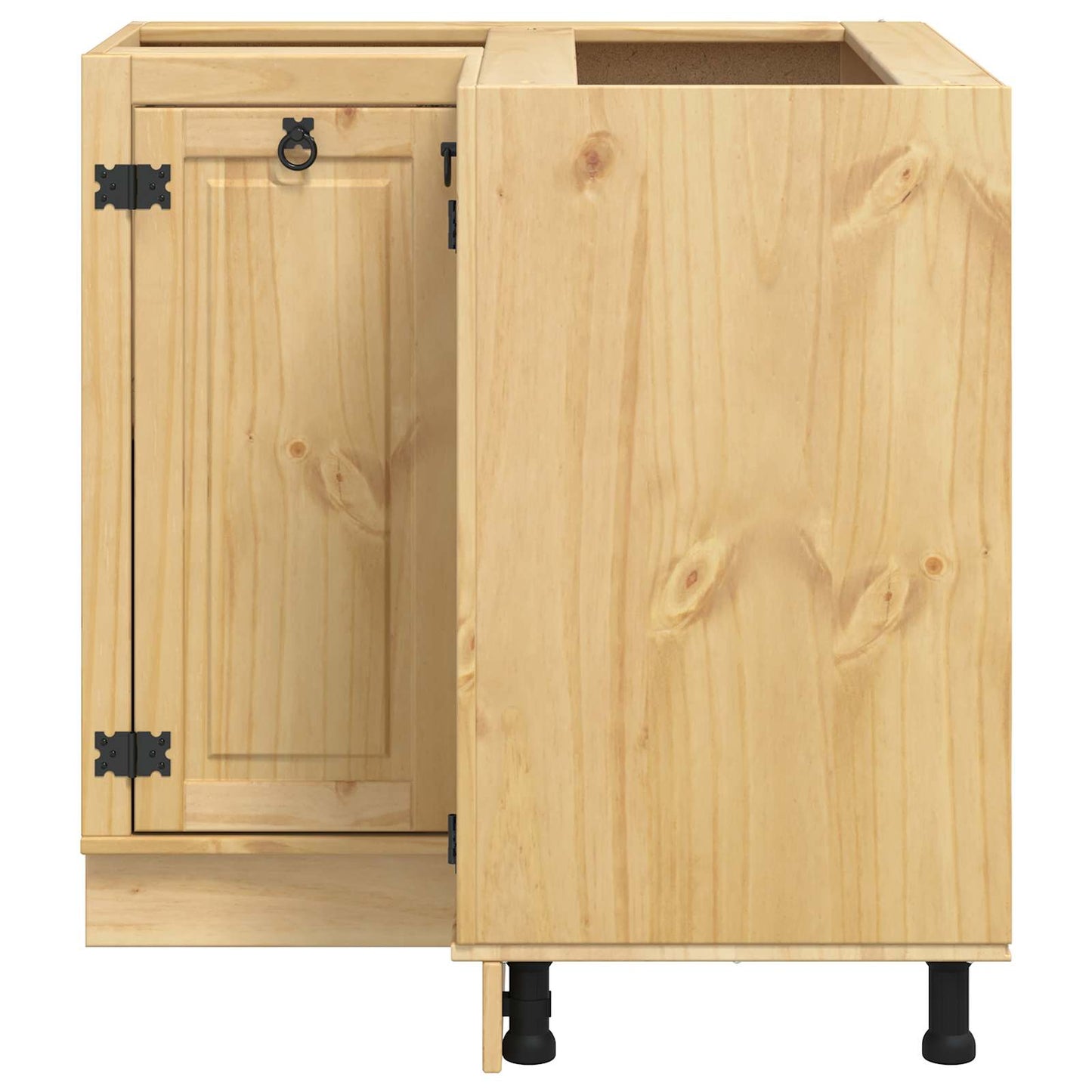 Kast met plank Honing 60 x 32 x 40 cm Massief grenenhout