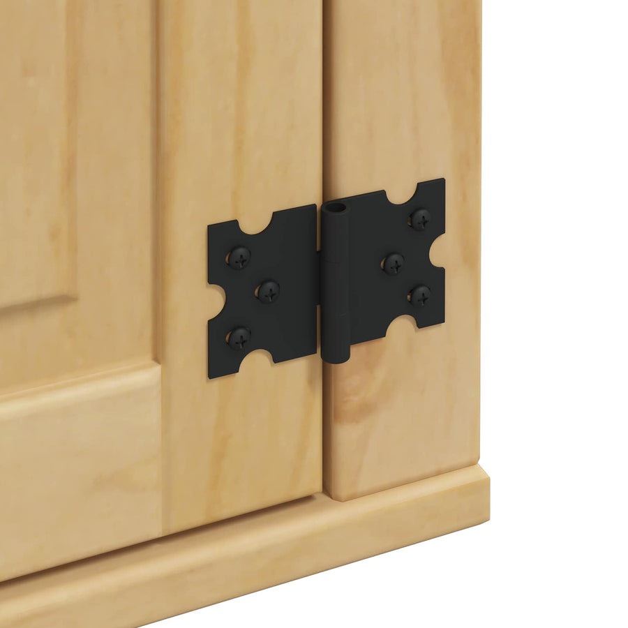 Kast met plank Honing 80 x 80 x 60 cm Massief grenenhout