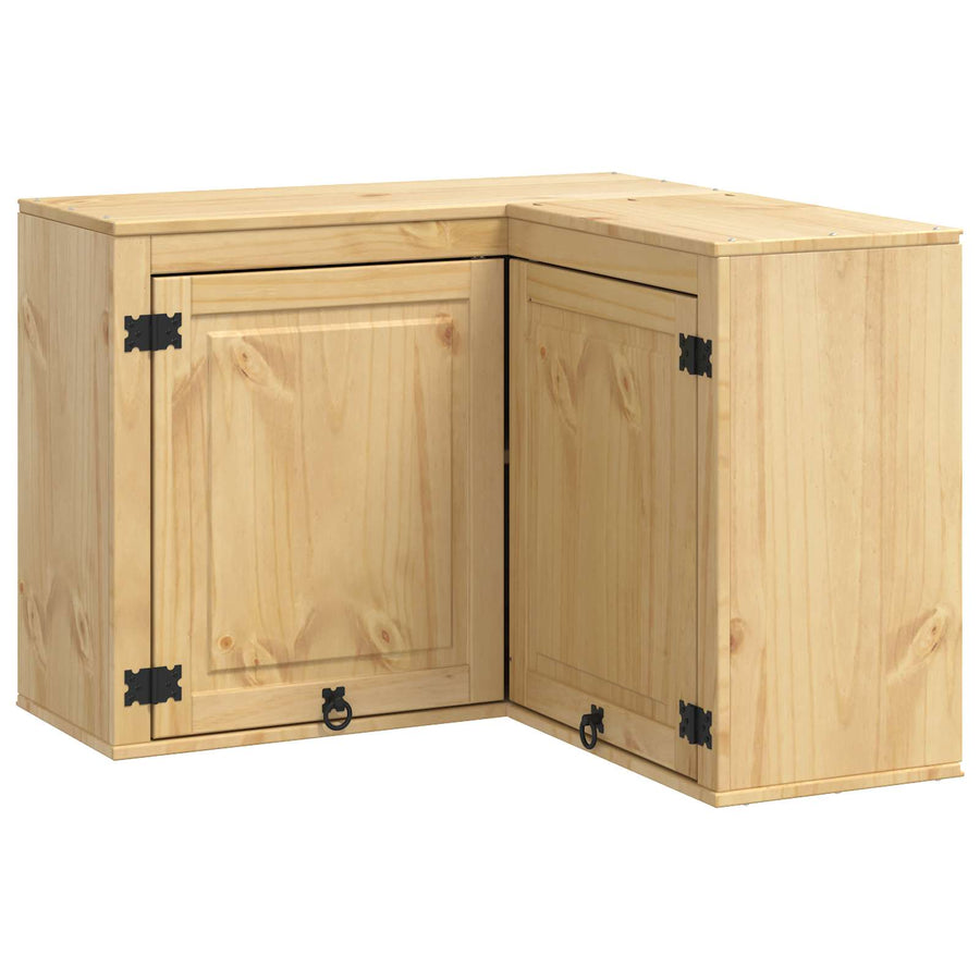Kast met plank Honing 80 x 80 x 60 cm Massief grenenhout