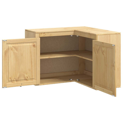 Kast met plank Honing 80 x 80 x 60 cm Massief grenenhout