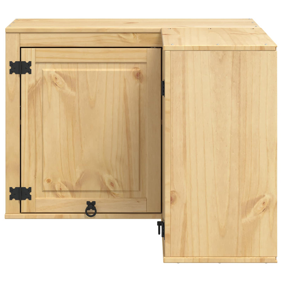 Kast met plank Honing 80 x 80 x 60 cm Massief grenenhout
