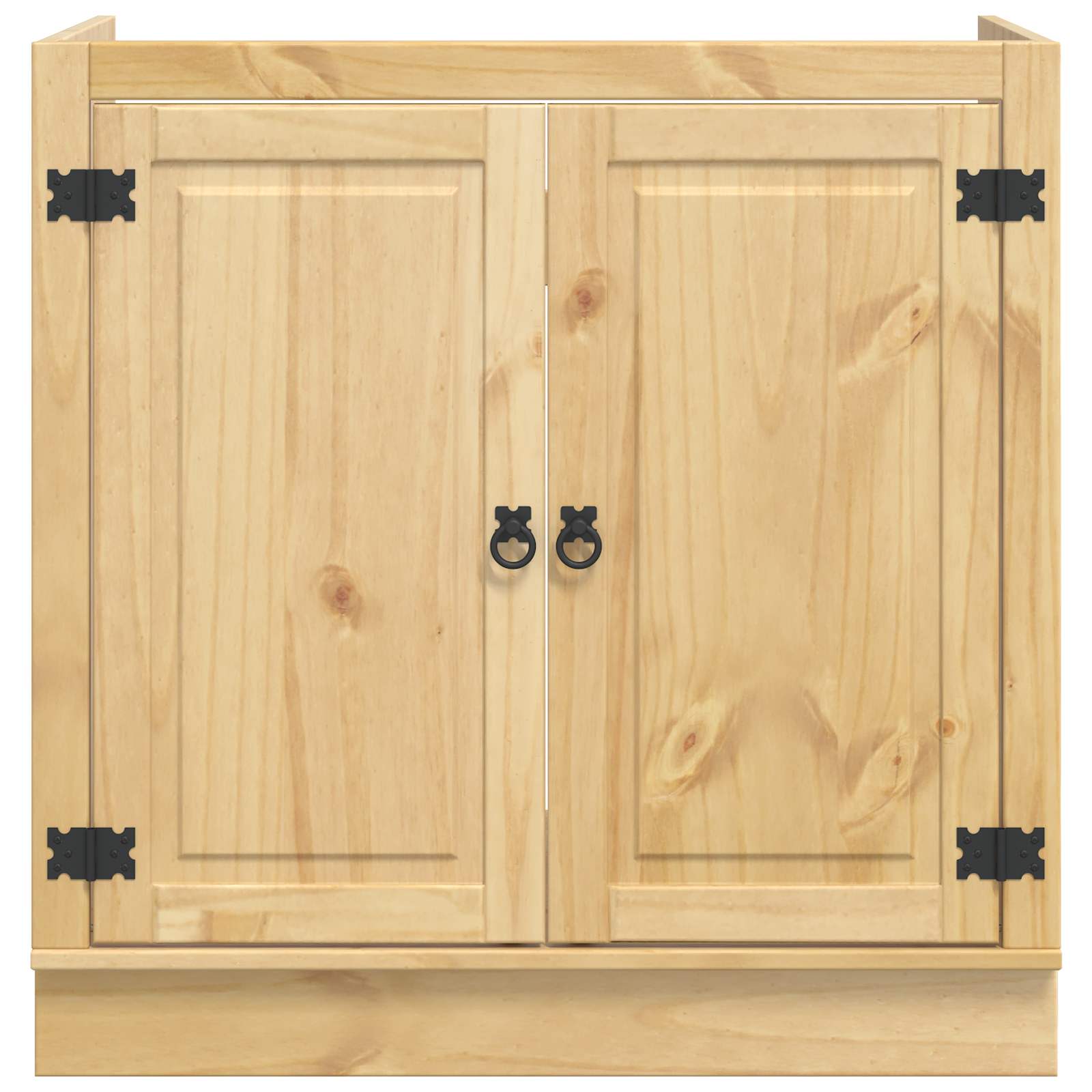Kast met opslag Honing 80 x 46 x 81,5 cm Massief grenenhout