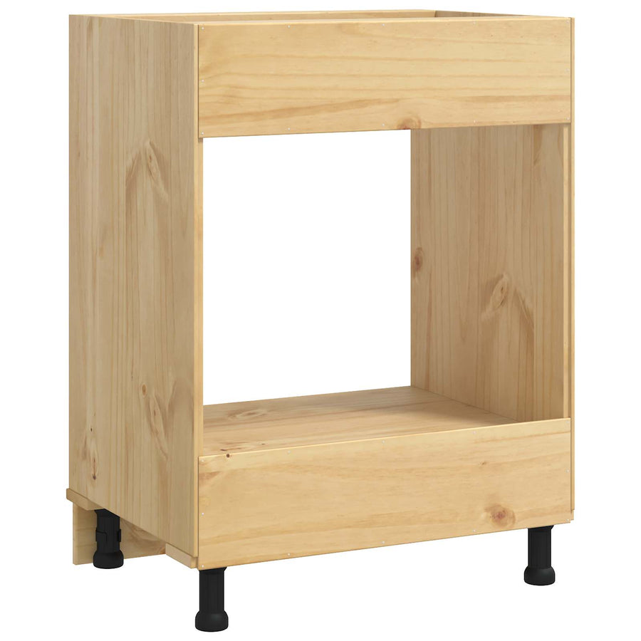 Kast met opslag Honing 60 x 46 x 81,5 cm Massief grenenhout