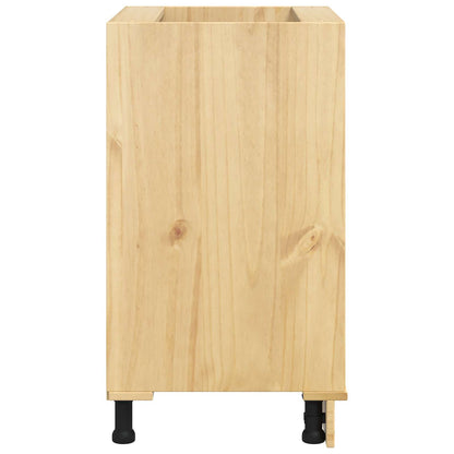 Kast met opslag Honing 60 x 46 x 81,5 cm Massief grenenhout