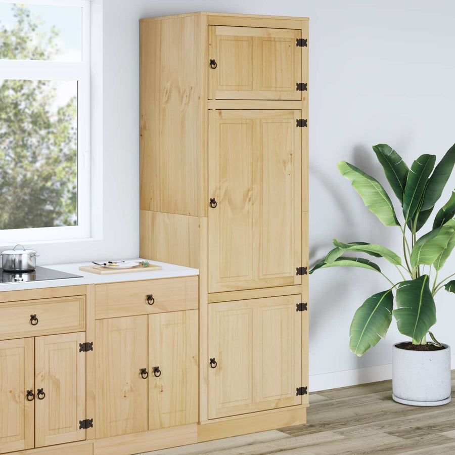 Kast met plank Honing 60 x 32 x 40 cm Massief grenenhout