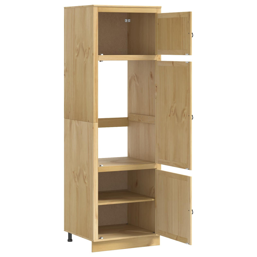 Kast met plank Honing 60 x 32 x 40 cm Massief grenenhout