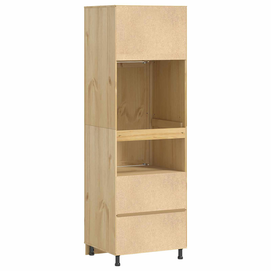 Kast met plank Honing 60 x 32 x 40 cm Massief grenenhout