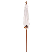 Parasol Crème x 250 cm Katoen en massief hout