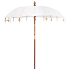 Parasol crème 250 cm massief hout