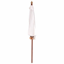 Parasol Crème x 250 cm Katoen en massief hout