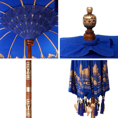 Parasol Anders Blauw x 250 cm