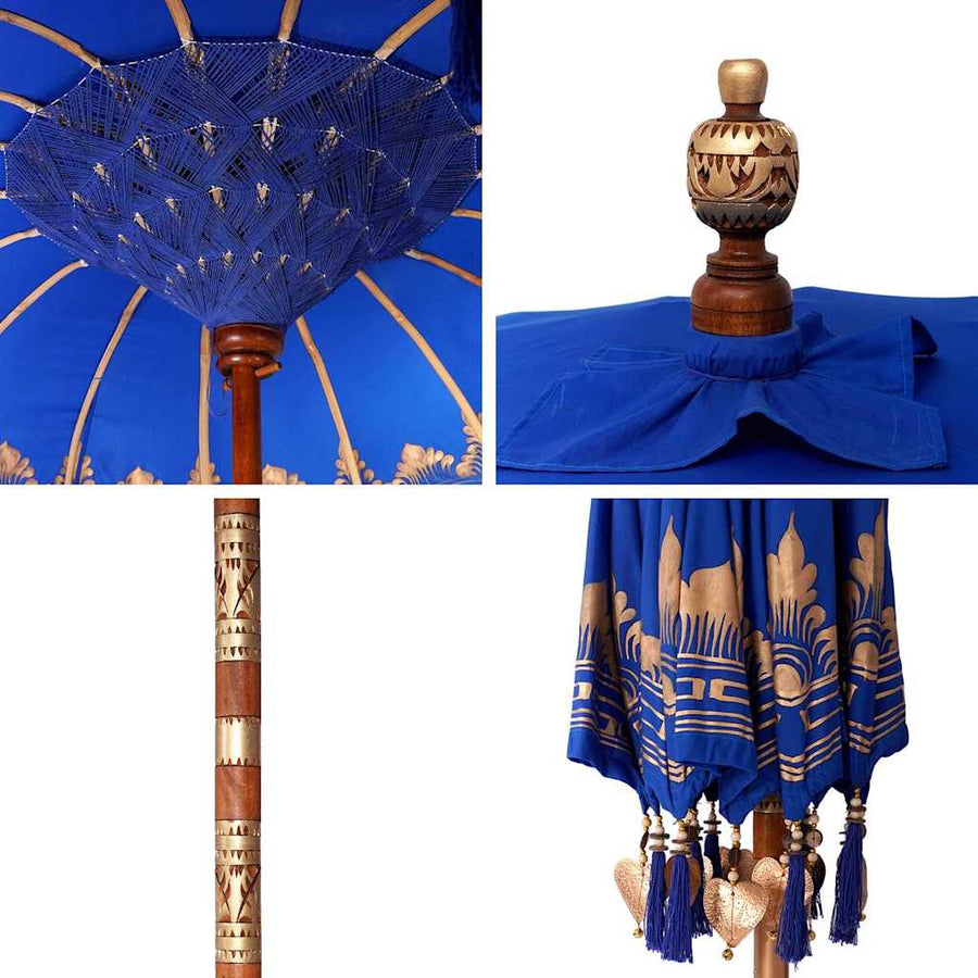 Parasol Anders Blauw x 250 cm
