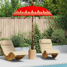Parasol 185x185x260 cm rood