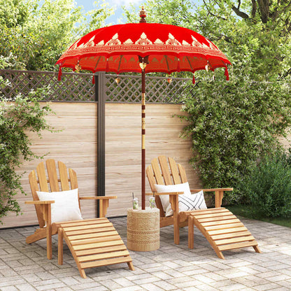 Balinese Parasol Rood 185 x 185 x 260 cm