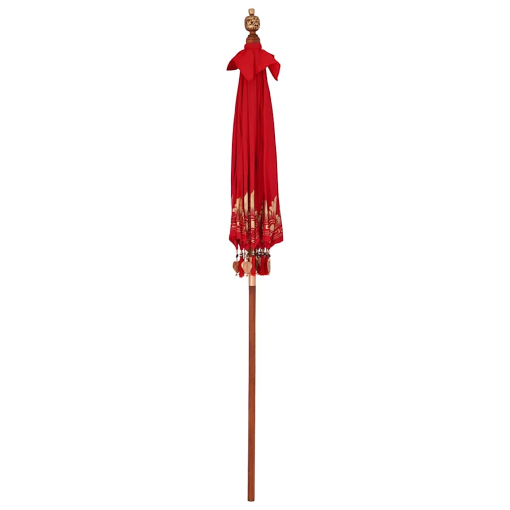 Balinese Parasol Rood 185 x 185 x 260 cm