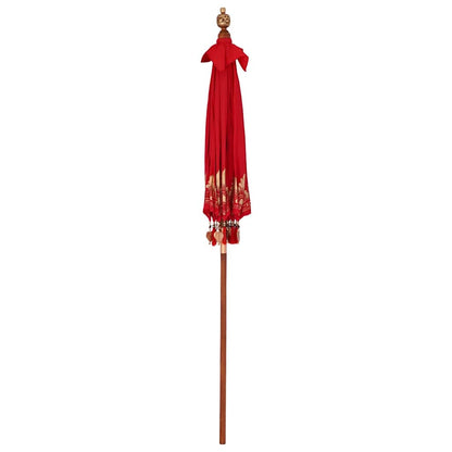 Balinese Parasol Rood 185 x 185 x 260 cm