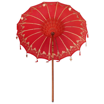 Balinese Parasol Rood 185 x 185 x 260 cm