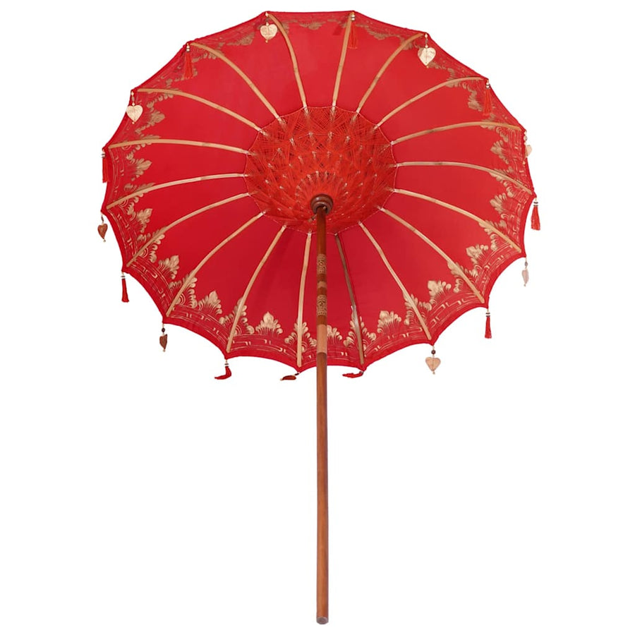 Balinese Parasol Rood 185 x 185 x 260 cm