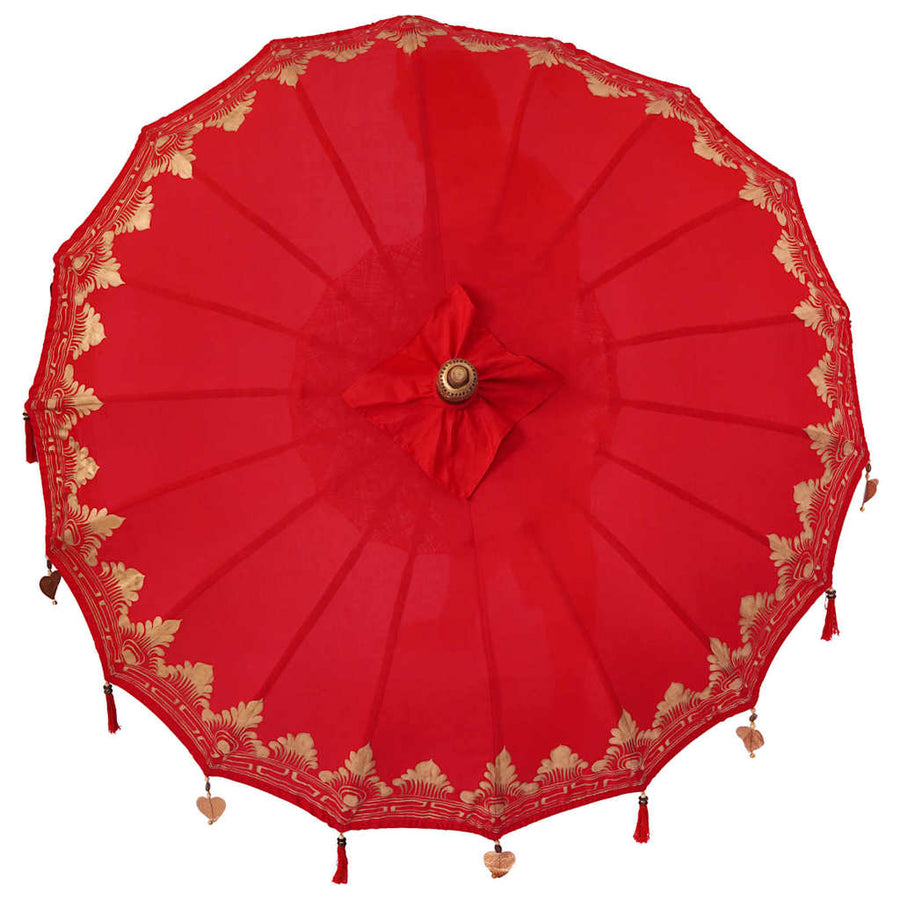 Balinese Parasol Rood 185 x 185 x 260 cm