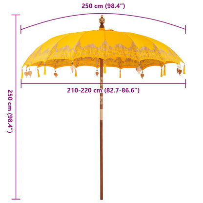 Parasol Anders Geel x 250 cm