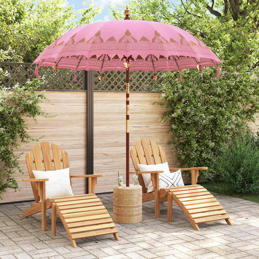 Balinese Parasol Roze 215 x 215 x 260 cm