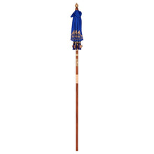 Balinese Parasol Anders Blauw x 260 cm Katoen en massief hout