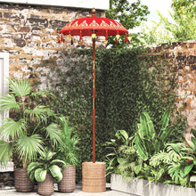 Balinese Parasol Rood 125 x 125 x 260 cm