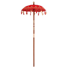 Balinese Parasol Rood 125 x 125 x 260 cm