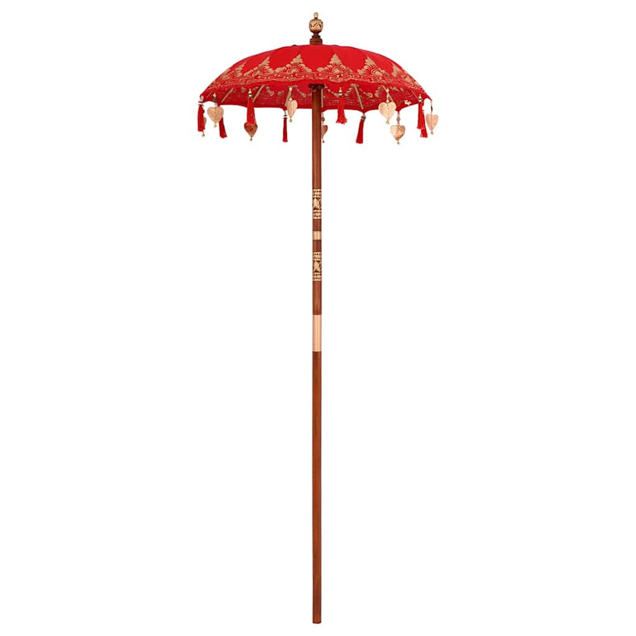 Balinese Parasol Rood 125 x 125 x 260 cm