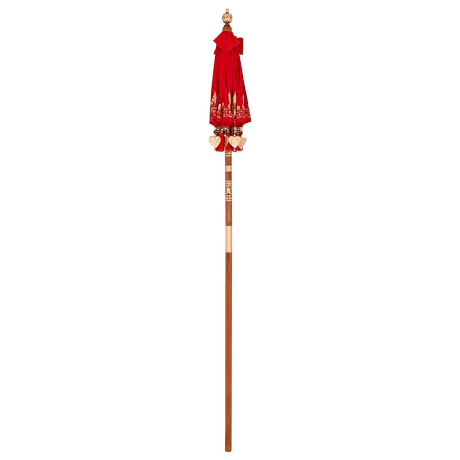 Balinese Parasol Rood 125 x 125 x 260 cm
