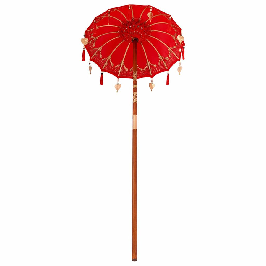 Balinese Parasol Rood 125 x 125 x 260 cm