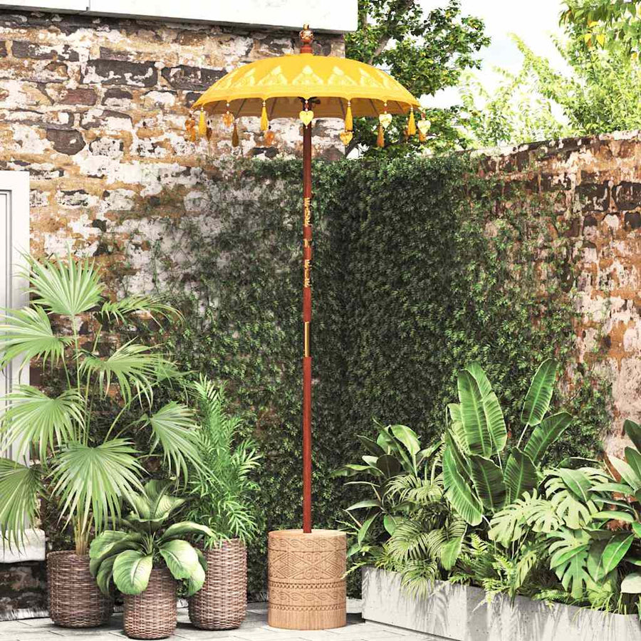 Balinese Parasol Geel 95 X 95 X 260 Cm