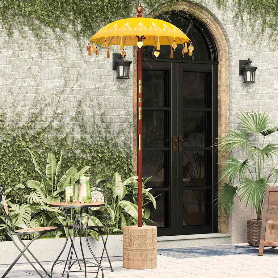 Balinese Parasol Geel 95 X 95 X 260 Cm