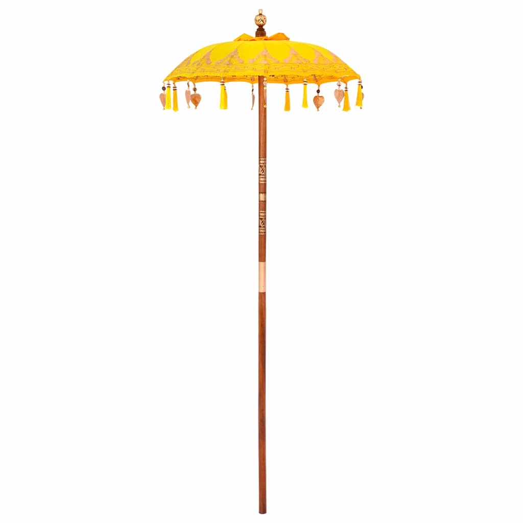 Balinese Parasol Geel 95 X 95 X 260 Cm